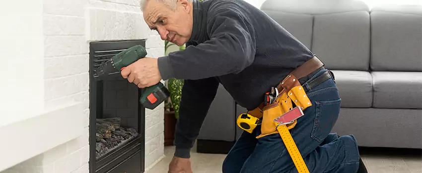 New Indoor Fireplace Installation in Maywood, Illinois