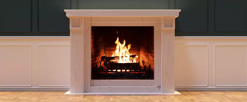 Open Flame Wood-Burning Fireplace Installation Services in Maywood, Illinois