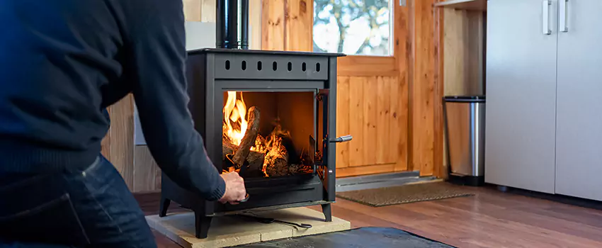 Open Hearth Wood Fireplace Installation in Maywood, IL